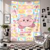 Wall TapestryKirby Art Hanging Cloth Decorative Background Cover for Room Decoration