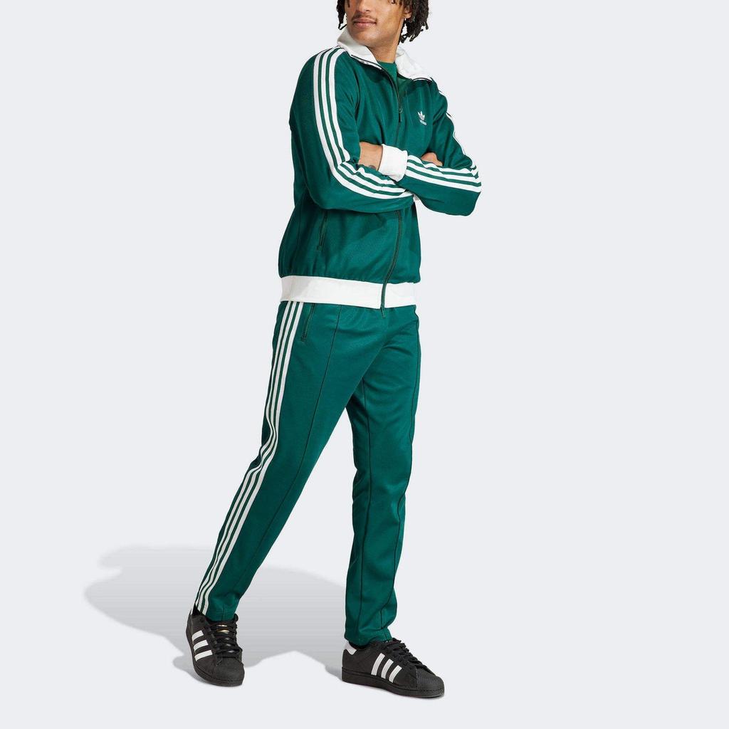 adidas Оригиналы Adicolor Classics Бекенбауэр Тренировочная куртка Коллегиальный зеленый IP0417