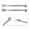 Double End Lab Sampling Spoon Spatula Stainless Steel 20cm 2 Pieces for Safe and Efficient Transfer of Materials in Labs
