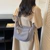 2025 Autumn New Fashion Korean Shoulder Bag Personalized Corduroy Women's Simple Casual Crossbody Dumpling Bag