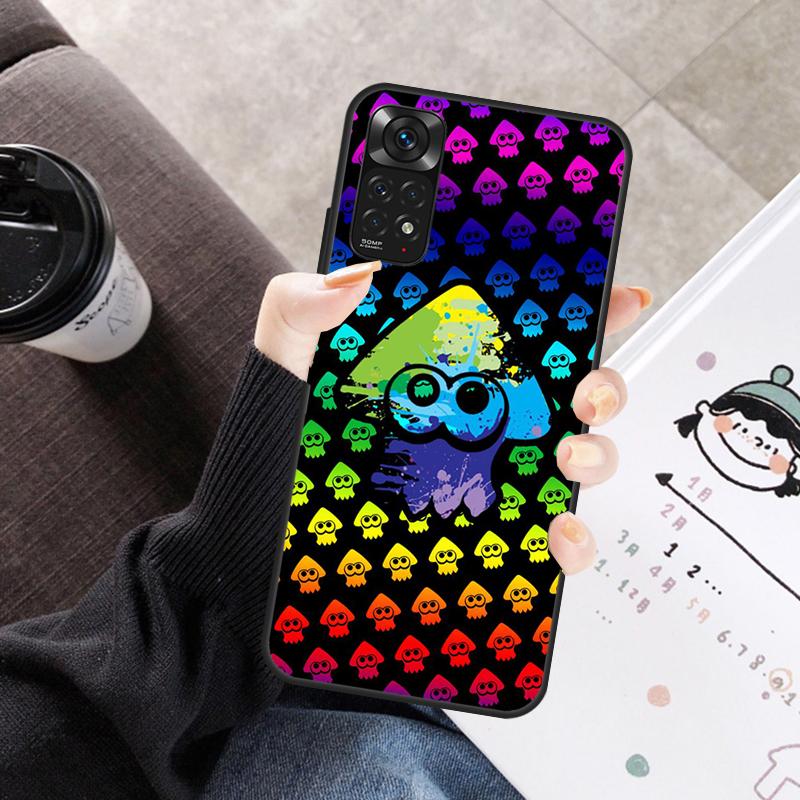 Splatoon Game Case For Xiaomi Redmi Note 11 10 9 8 12 Pro 10S 11S 12S Cover For Redmi 9 10 10A 9C 10C 12C