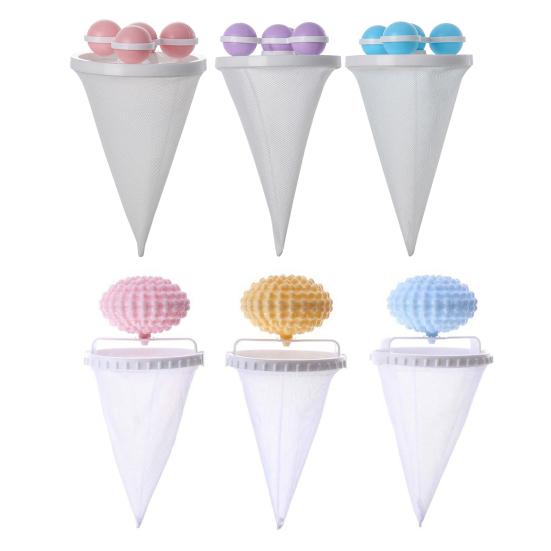 Шарик для стирки, плавающий мех домашних животных, ловушка для волос, бытовая многоразовая стиральная машина, плавающий сетчатый мешок для ворса, сетчатый мешок для фильтра для волос