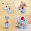 Cartoon Elephant Plush Toy Keyring With Soft Cotton Filling For Kids And Teens
