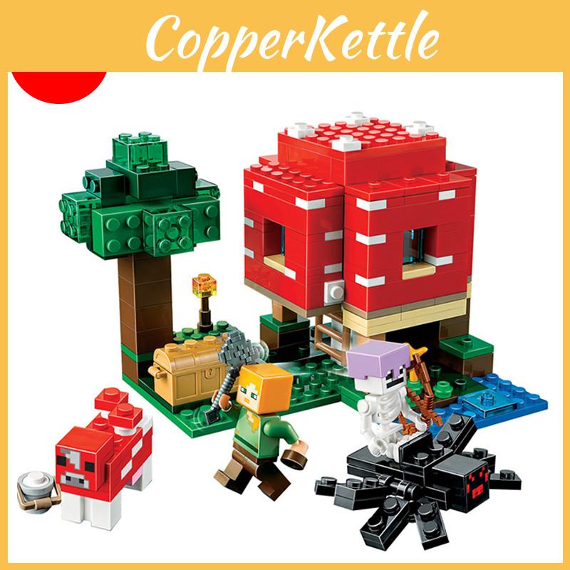 Minecraft Набор «Грибной дом» Конструктор для развития творческого мышления