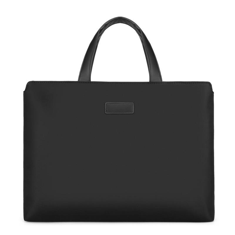 TS JYL laptop bag,Men Oxford Cloth Briefcase Office Meeting Bag Simple PU Leather Handbag