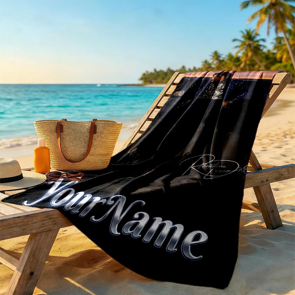 Michael Jackson Personalized Name Beach Towel High Absorbency & Quick-Dry Portable for SwimmingBeachCamping Travel Beach AccessoriesGym