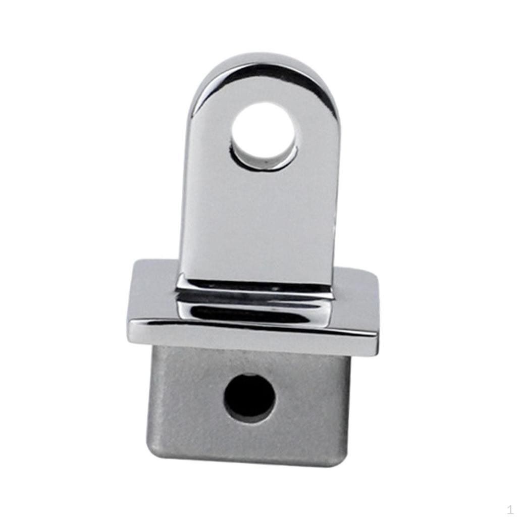 Квадратная верхняя заглушка для глазка, морская фурнитура для бимини, зеркально-полированная фурнитура для раздвижных яхт