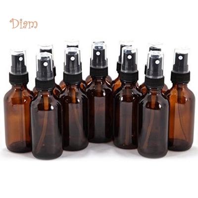 Салон красоты 5 мл-100 мл Пустая янтарная стеклянная бутылка для красоты, контейнер для распыления эфирного масла