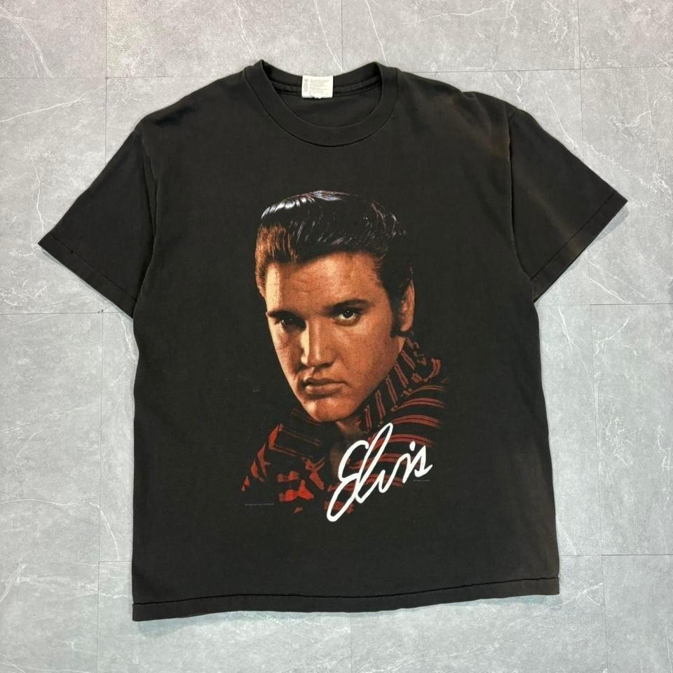 1990's Elvis Presley black cotton #ElvisPresley #Vintage Unisex T-Shirt