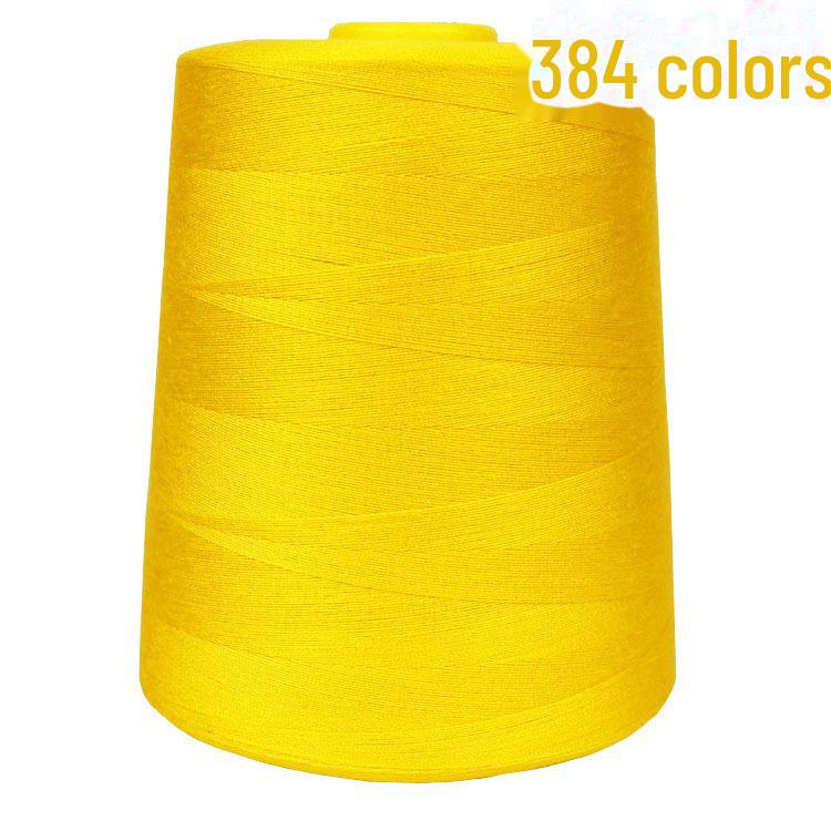 402 High-Speed Polyester Sewing Thread, 8000 Yards, Black & White for Industrial Sewing Machines