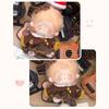 niannyyhouse 20cm Plush Toy with Brown Dress and Bear Cotton Accessories Outfit, Jacket, Shirt, Skirt, Glasses, Set, Doll, Dress-Up