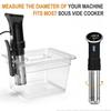25 л контейнер для приготовления су-вид без BPA с крышкой - термостойкий для точных низкотемпературных блюд (Подходит для большинства погружных циркуляторов)