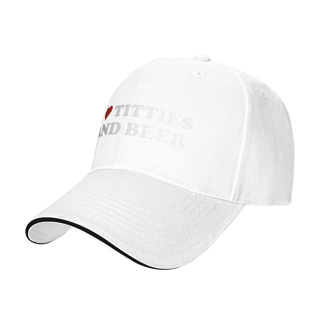 Titties BBQ and Beer Sandwich Baseball Cap yk Cool Trucker Hat Summer Unisex Adult Running Hippie Baseball Caps