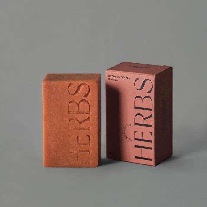 1+1 No Sebum Shampoo Bar Brick Bar Mildly Acidic Non-irritating Oily Hair 200g