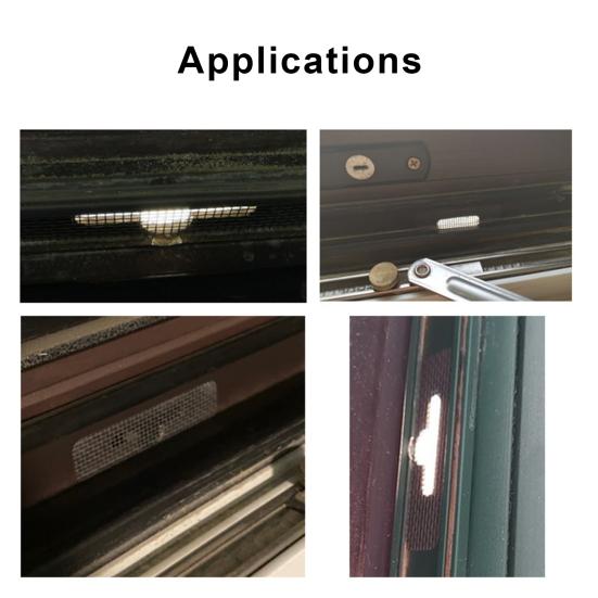 10Pcs Window Patches Self-adhesive DIY Professional Fly Screen Repair Patches for Household