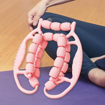 23-колесный массажный ролик для мышц, инструмент для ног, круговой захват для плеч, икр и локтей,