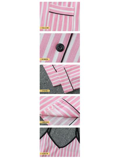 Комплект хлопковой пижамы для парного ношения родитель-ребенок - Женская майка и шорты с детской домашней одеждой из 7 предметов.