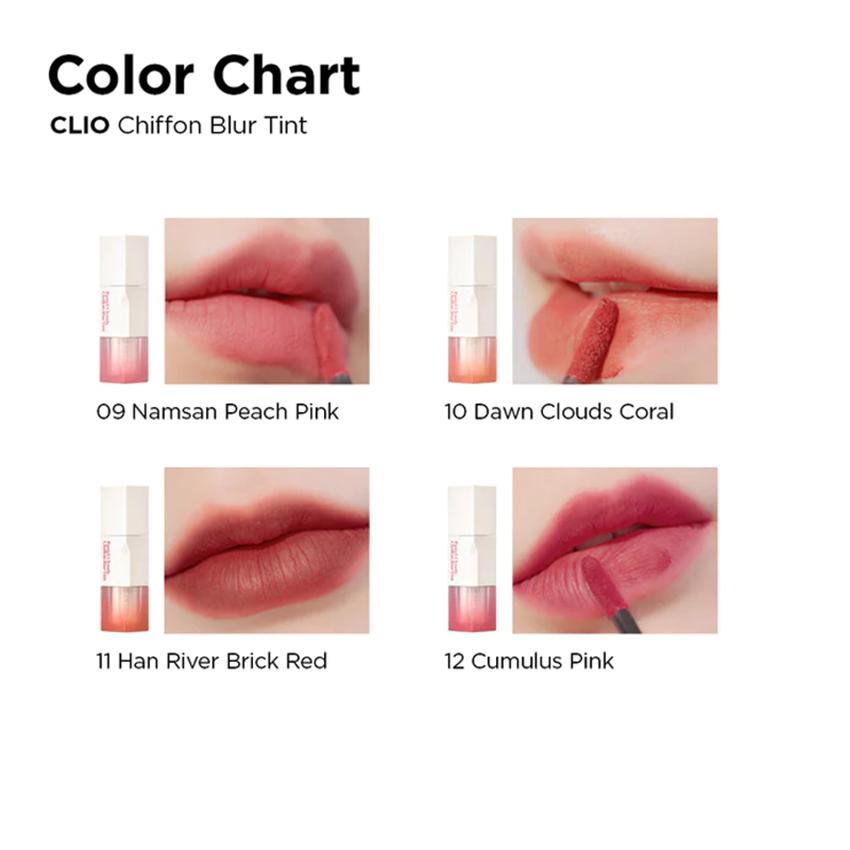Тинт CLUB CLIO Chiffon Blur 3,1 г, 16 цветов (16 вариантов)