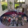 Resident Evil Round Area Rug Carpet Rug For Living Room Bedroom Sofa Playroom Decor Nonslip Floor Mat