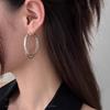 Французские Премиум Стиль Уникальные Двухслойные Круглые Серьги Женские Серьги Премиум Стиль Круглые Серьги для Маленького Лица