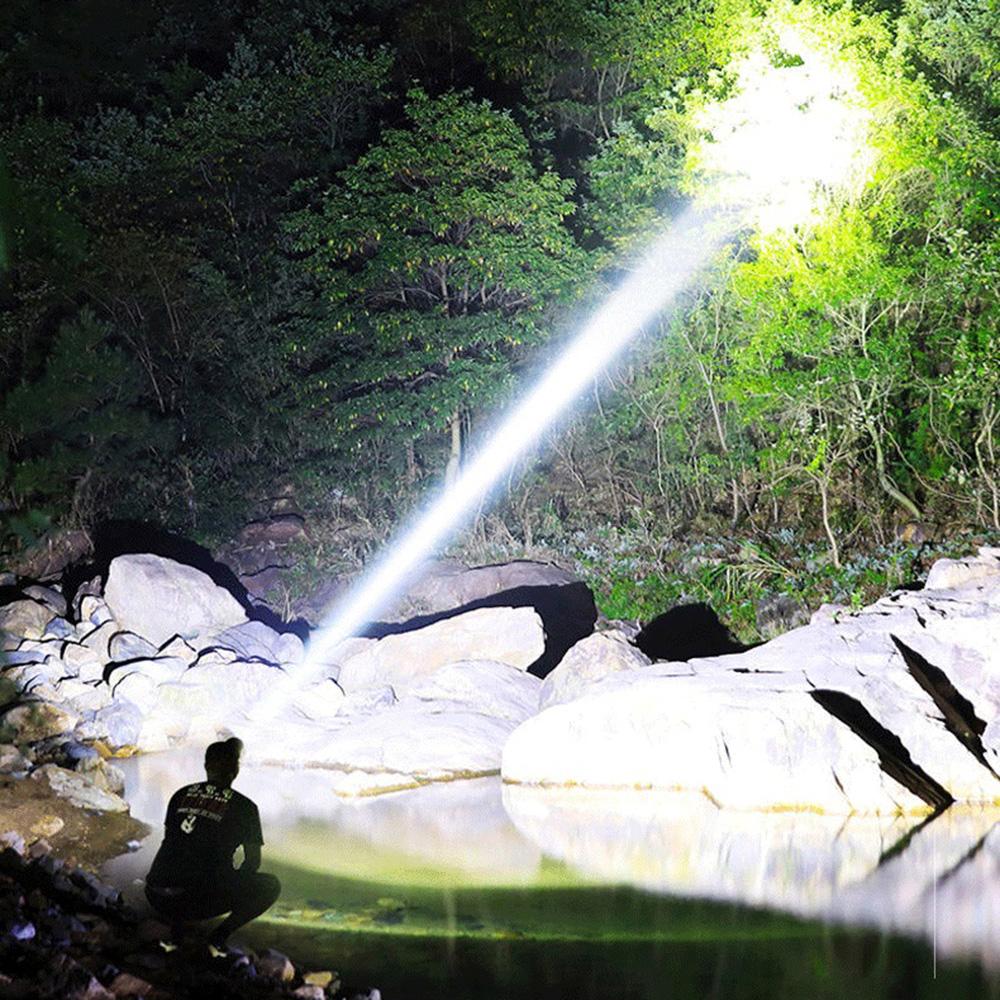 7 LED Headlamp Rechargeable Powerful Head Lamp With Built-in 18650 Battery Outdoor Camping Headlight Head Flashlight