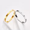 18K Golden Girlfriend Bracelet Eight Mangxing Titanium Steel Bracelet Does Not Drop the Color Woman