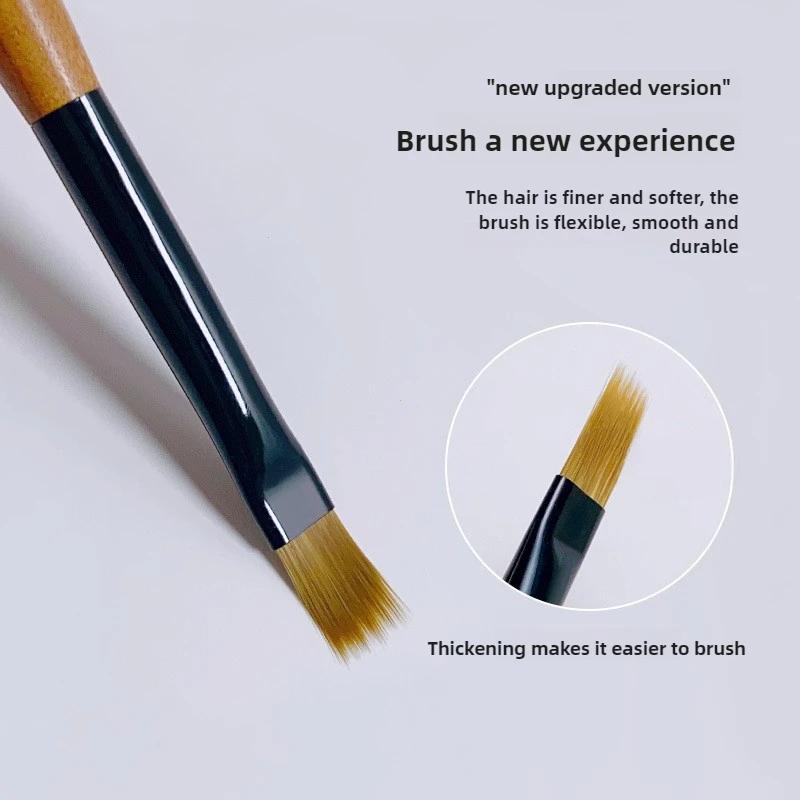 Кисть для градиентного нейл-арта, акриловая ручка для ногтей Ombre, кисти для самостоятельного нанесения УФ-геля, кисти для рисования, цветы, кисти для ногтей, маникюрные инструменты