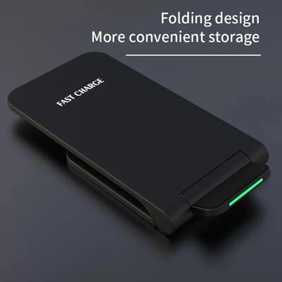 Складная беспроводная зарядная станция-подставка Для iPhone 15 14 13 12 11 X XS Samsung S22 S20 S10 Xiaomi Станция быстрой зарядки Держатель для телефона