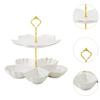 Tiered Ceramic Cake Stand Tiered Serving Tray for Birthday Wedding Donuts