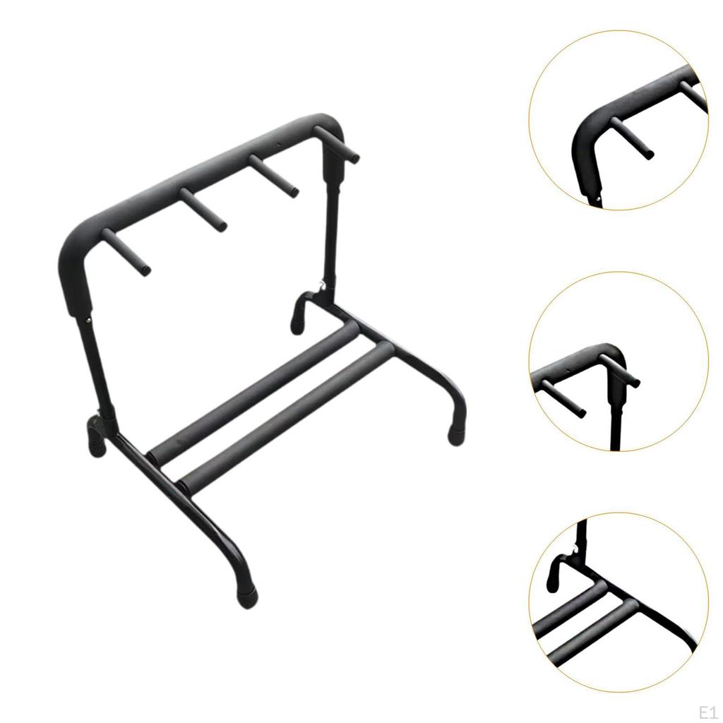 Ukulele Violin Stand Banjo Holder with Heightened Bottom Legs Floor Support Rack for