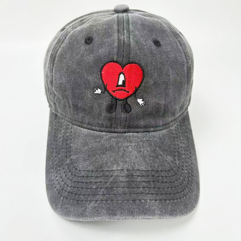Новая джинсовая бейсболка Bad Bunny Snapback Мужская кепка с музыкой Un Verano Sin Ti Летне-осенняя винтажная кепка