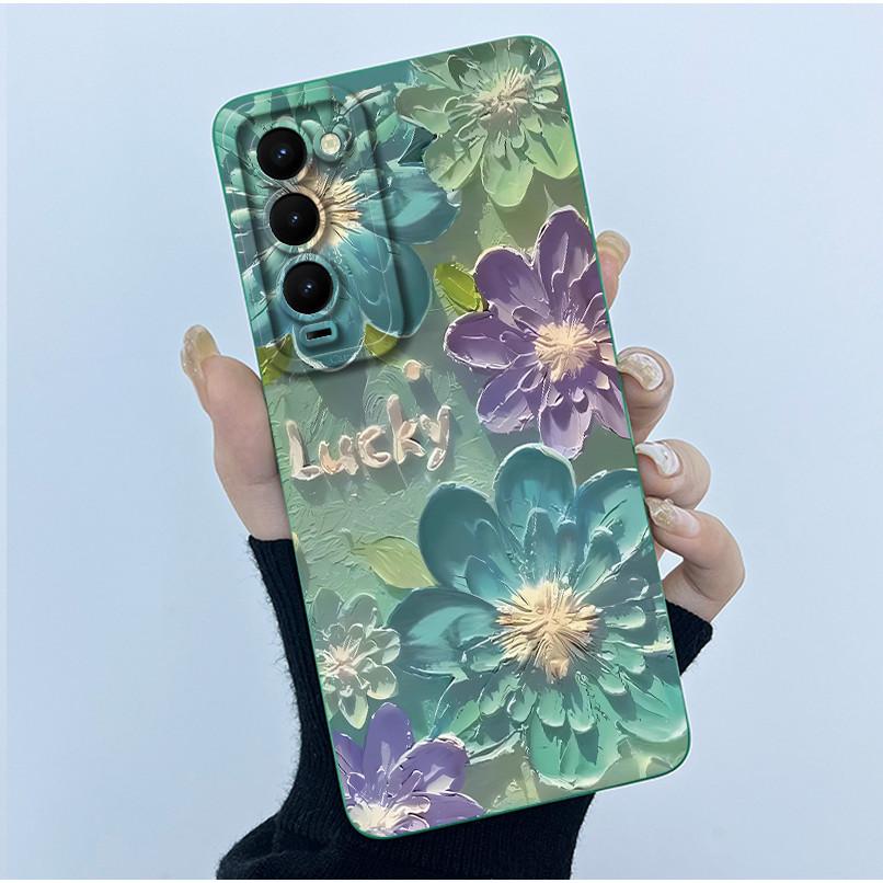 Для Tecno Camon 18 18T 18P 18 Primer Чехол для телефона CH7 CH6 Крышка Модный Простой Масляная живопись Цветочный Мягкий силиконовый чехол Fundas
