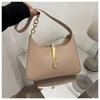High-End Textured Solid Color Women's Crossbody Bag - Versatile Large Capacity Fashion Shoulder Bag
