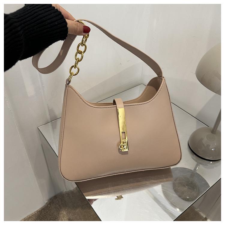 High-End Textured Solid Color Women's Crossbody Bag - Versatile Large Capacity Fashion Shoulder Bag