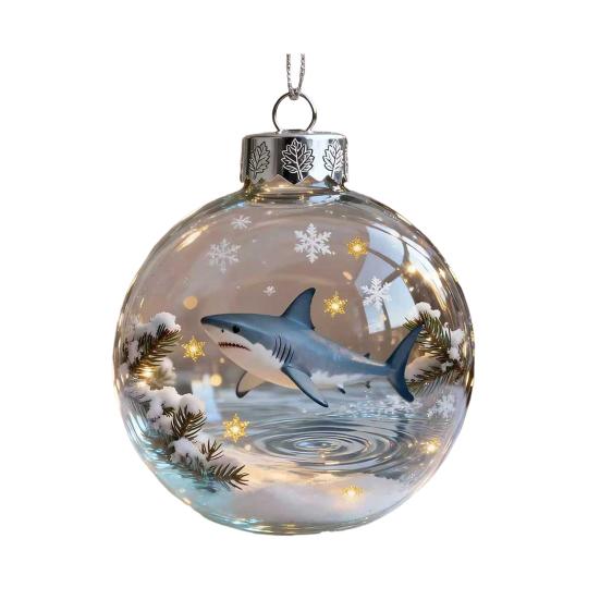 Птицы 2D Акриловые Рождественские Украшения Декоративные Фигурки Диких Животных Морская Тематика Тематический Декор Подарок для Любителей Природы Праздничные Украшения