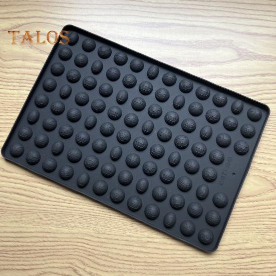 Формы для спортивных мячей, конфет, универсальная силиконовая форма, недеформируемая, легкосъемная, с несколькими сетками, антипригарная форма для выпечки