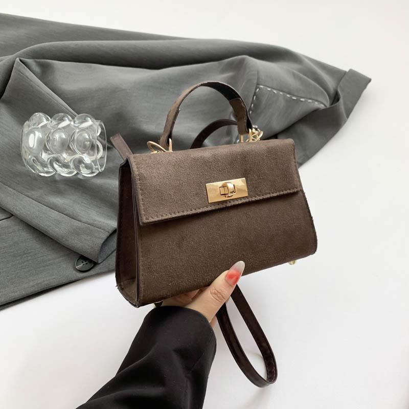 Fashion Messenger Bag, Simple Commuter Bag, Trendy Solid Color Shoulder Bag, Retro Small Square Bag.