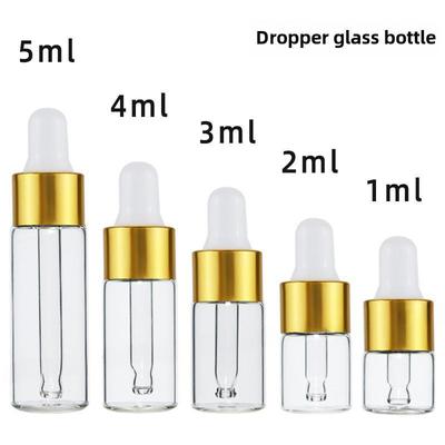 Стеклянные флаконы-капельницы Huaqi ассорти объемом 1-5 мл для эфирных масел и образцов