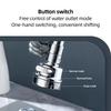 Kitchen Faucet Extender with Stretchable Hose Bathroom Sink Sprayer 3 Modes Faucet Sprayer Attachment Faucet Extender Aerator