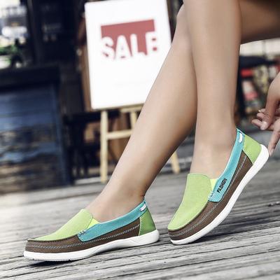 Женские парусиновые туфли, парусиновые туфли в сочетании цветов, удобные повседневные женские туфли, легкие туфли, материнские легкие женские туфли