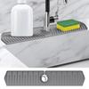 Silicone Kitchen Sink Splash Mat Easy To Install Sink Splash Guard Fast Drainage for Kitchen Counter Bathroom for Faucet