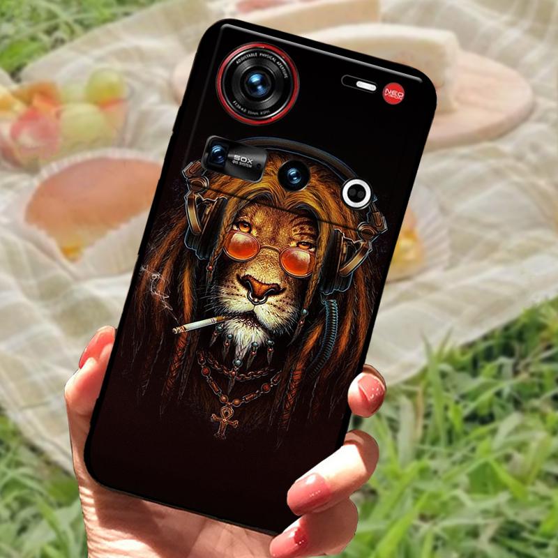 Для Nubia Z70 Ultra Чехол Роскошный Милый Мультяшный Мягкий ТПУ Силикон Ударопрочный Coque Для ZTE nubia Z70 Ultra Защитный Чехол Fundas