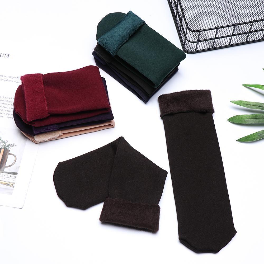 Autumn Winte Thickening Casual Home Floor Socks Snow Socks Velvet Sleeping Warm Hosiery