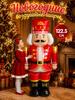 Huge aluminum film balloon with snowman, Christmas tree decorations, Christmas gifts 2027, Christmas toys, 98x50cm, 1 pc.