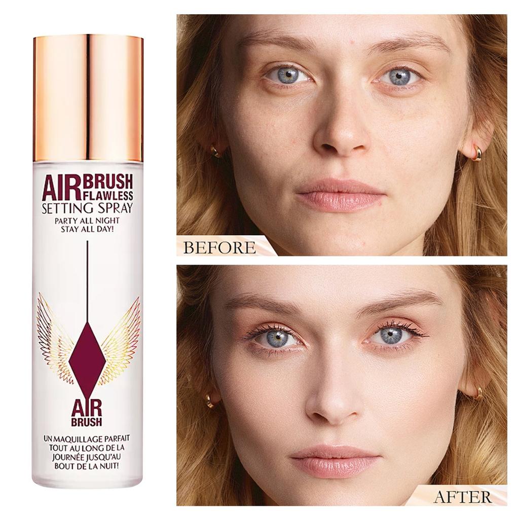 Спрей для укладки, Спрей для укладки, стойкий эффект макияжа Прозрачный набор для ежедневного макияжа 100 мл