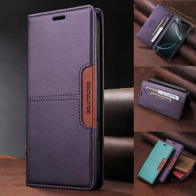 Чехол-книжка из кожи для Samsung Galaxy A16 A36 A26 A06 A15 A35 A55 A52 A73 A32 A12 A04S A51 A71 4G A50 A70 S10 Plus Обложка-кошелек