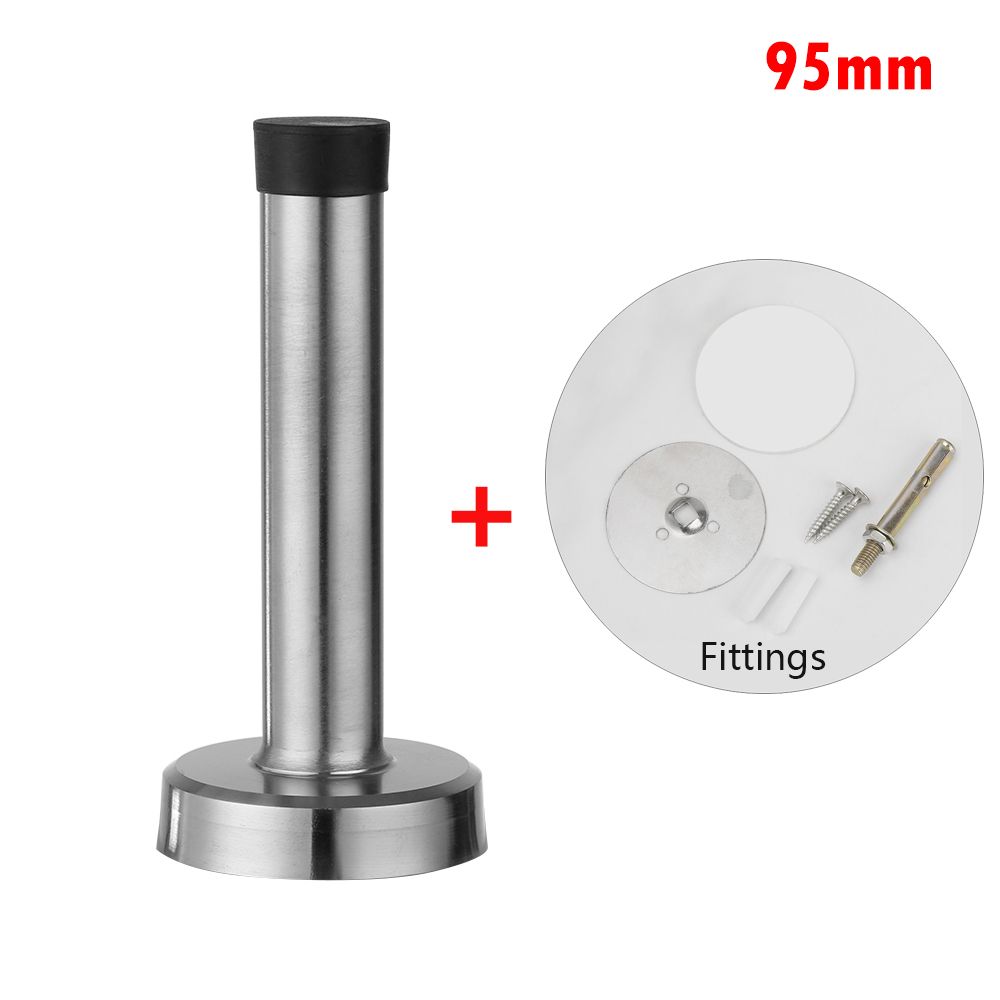 Stainless Steel Prevent Collision Thickened Rubber Stop Holder Catch Door Door Stopper Buffer