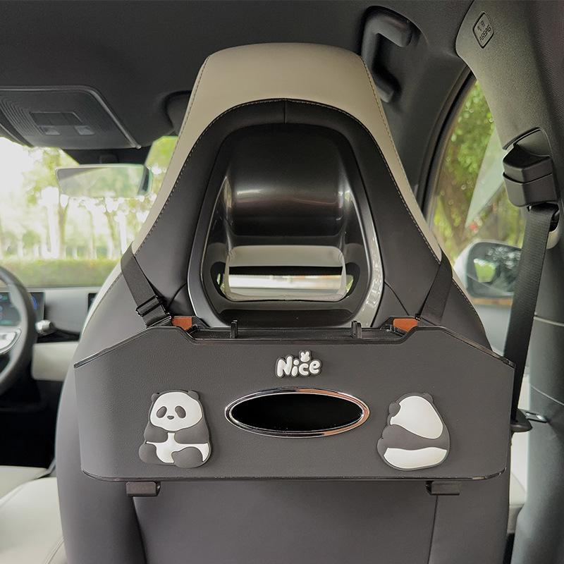 Органайзер на спинку сиденья автомобиля с держателем для салфеток и подстаканником - Многофункциональный органайзер