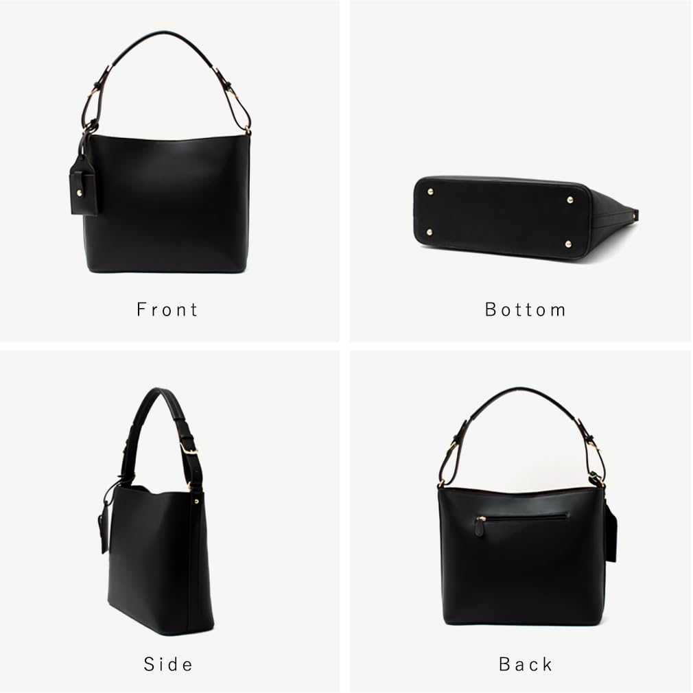 VITAFELICE Shoulder Tote Bag for 11-Compartment One-Handle Women, Bllb-x1315n (Mocha)