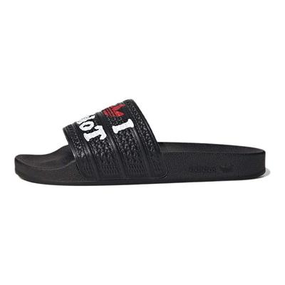 Оригинальные шлепанцы Adilette Удобные повседневные шлепанцы Унисекс Черные H67740